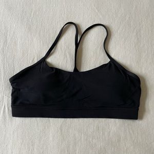 Lululemon Flow Y Bra Nulu *Light Support, B/C Cup Black